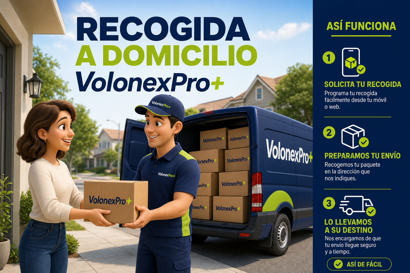 Recogida a Domicilio VolonexPro+
